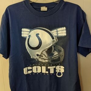 Indianapolis Colts Adult Size XL Reflection T-Shirt Blue
